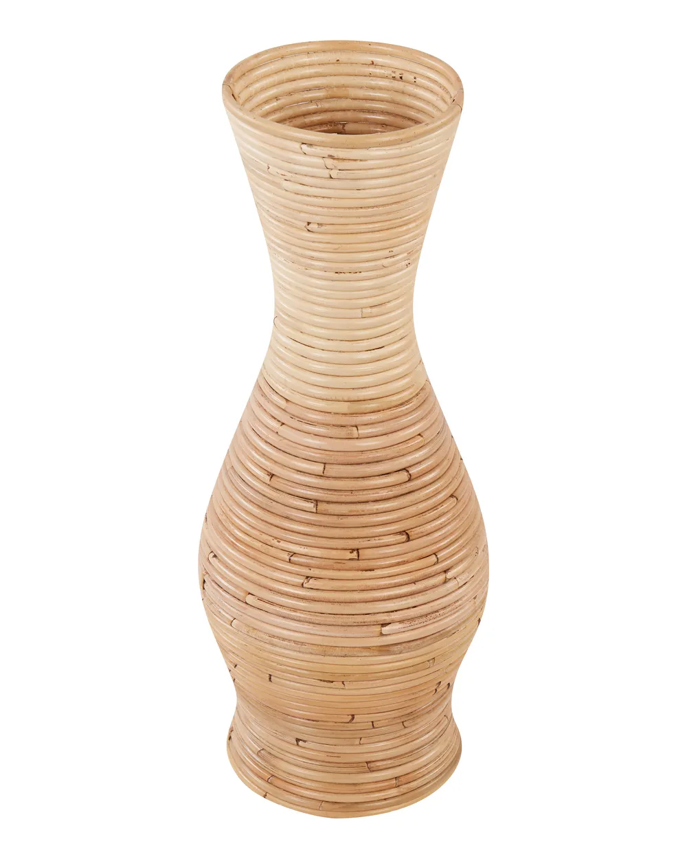 Dekovase TRINISA 50 cm Rattan Naturfarben