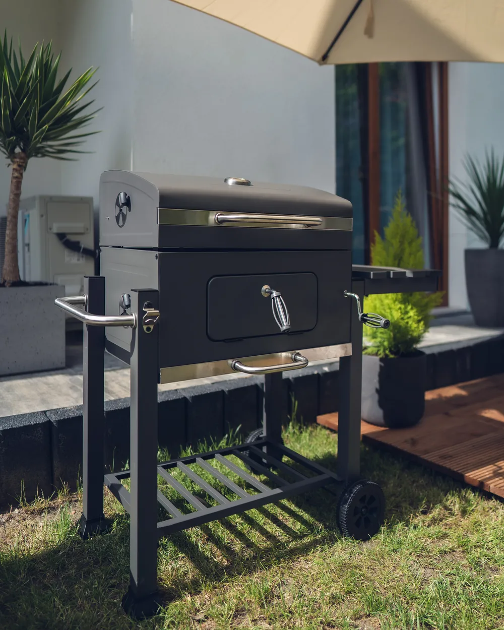 Holzkohlegrill PAVLOF Metall Schwarz_933222