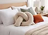 Dekokissen GLADIOLUS 172 x 14 cm Bouclé Beige Ohne Muster
