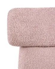 Schreibtischstuhl GRANBY Bouclé Pastellrosa_1060437