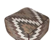 Pouffe DEEPOR Jute Multicolour_847039