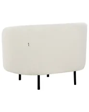 Sessel LOEN Bouclé Weiß_920370