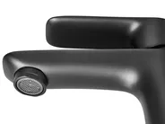 Hohe Waschtischarmatur CHIMBOTE Messing Schwarz_998977
