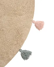 Kindervloerkleed KODINHI  Beige ø 120 cm Katoen_1155065