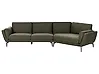 Sofa 3-Sitzer KANSSELI Stoff Dunkelgrün