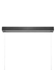 LED Hängeleuchte KHUTTI mit Fernbedienung mit Dimmer Metall Schwarz_1033001