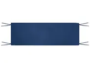Gartenbank mit Auflage SOVANA 160 cm mit Stauraum Akazienholz Blau_1109927