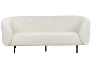 Living Room Set 6 Seater LOEN Boucle White_920401