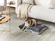 Tierbett ERGANI Samtstoff Grau_1185790