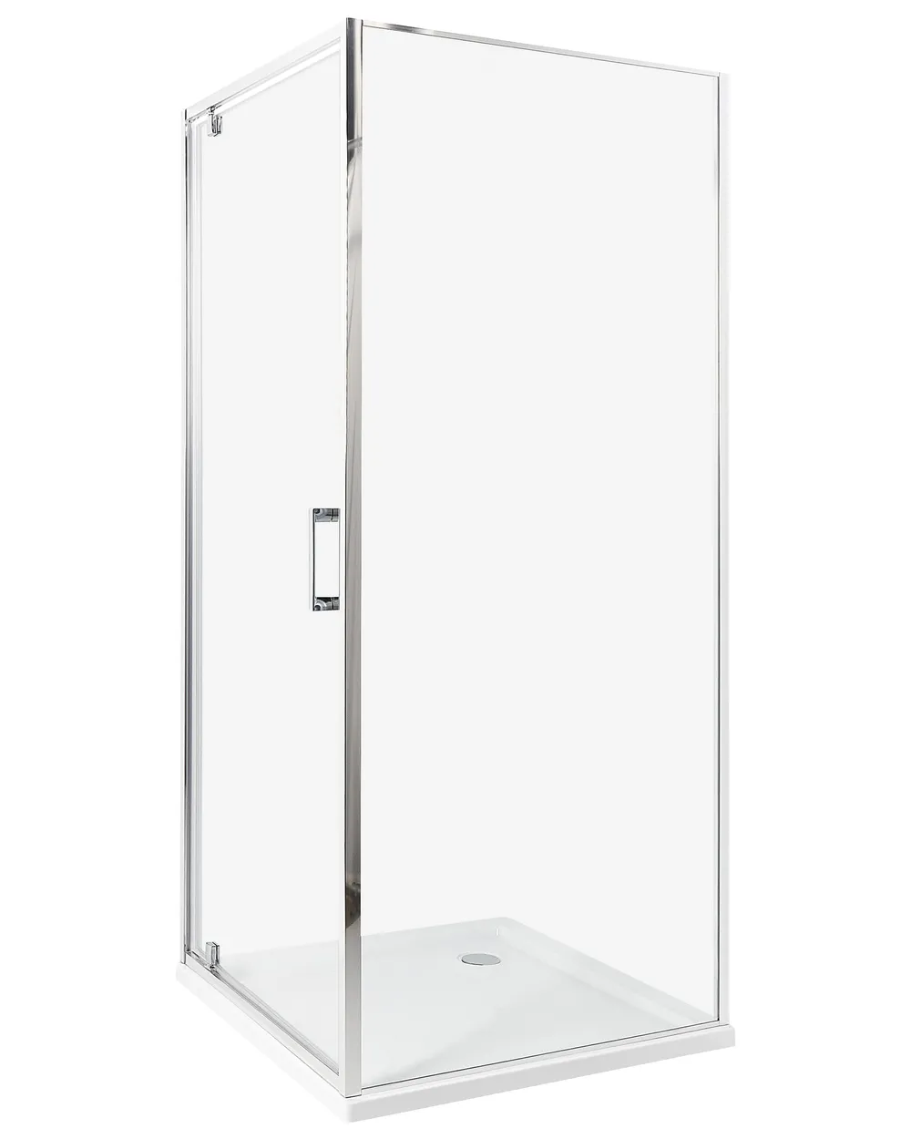 Duschkabine DARLI 80 x 80 x 185 cm Silber