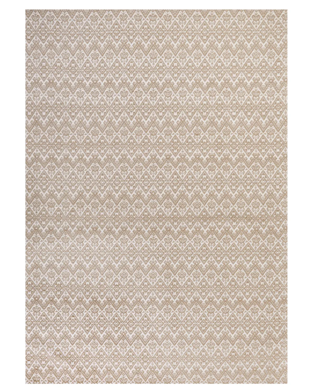 Teppich Jute beige geometrisches Muster verschiedene Größen ATIMA