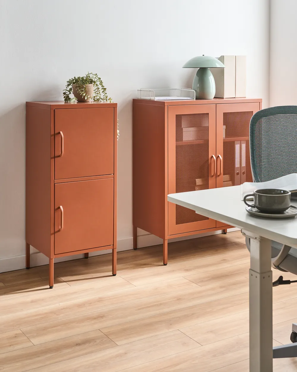 Büroschrank HURON Metall Goldbraun