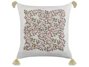 Dekokissen 2er Set CARISSA 45 x 45 cm Baumwolle Bunt Blumenmuster_839387