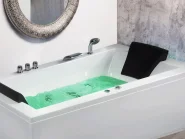 Corner Hot Tub with LED VARADERO 1830 x 900 mm White Left Hand_706862
