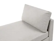 Chaiselongue ARCHIANE Stoff Hellgrau_1037486