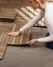 Terrassenfliesen ACCETTURA zertifiziertes Akazienholz Naturfarben_957769