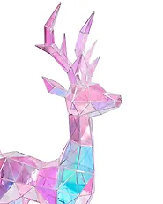 Outdoor Decoration LED HALSUA 76 cm Reindeer Multicolour_1175574