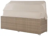 Lounge Set mit Tisch 5-Sitzer COCCOLIA modular Polyrattan Beige_811630