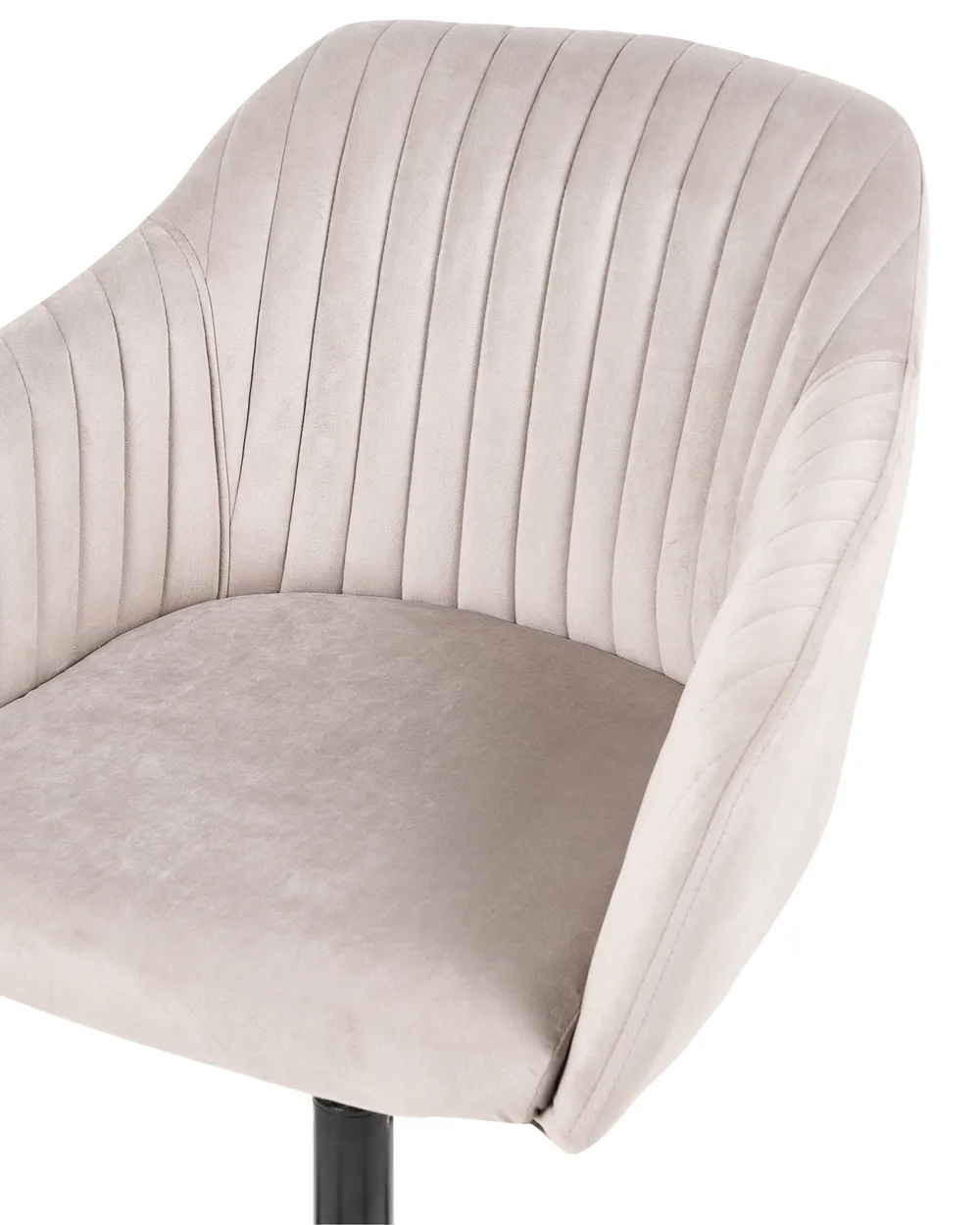 Desk Chair VENICE Velvet Taupe_868464