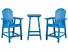 Bistro Set ADIRONDACK Blau