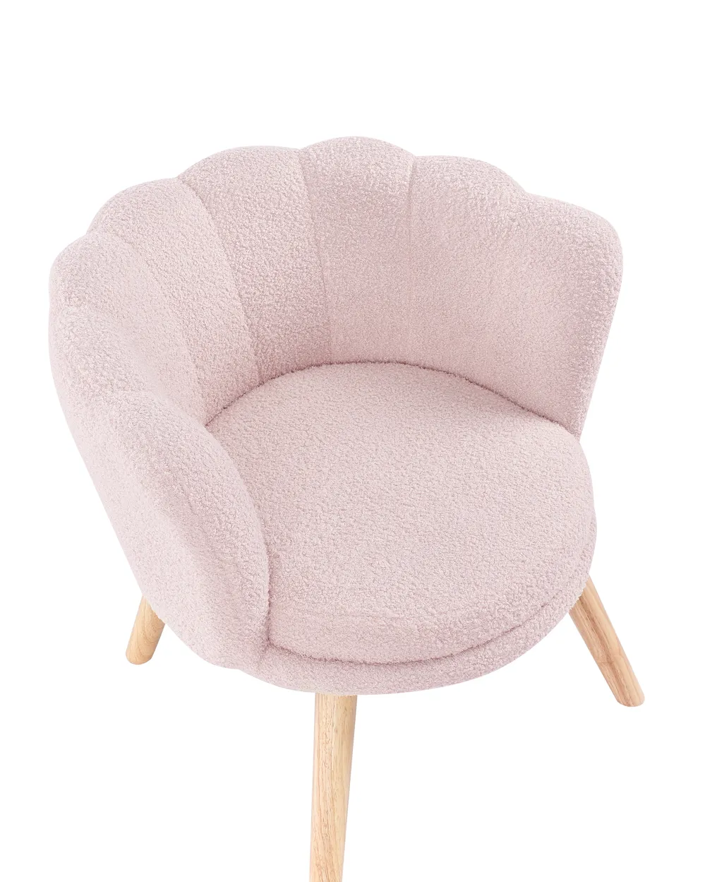 Kindersessel HALBY Bouclé Pastellrosa_989128