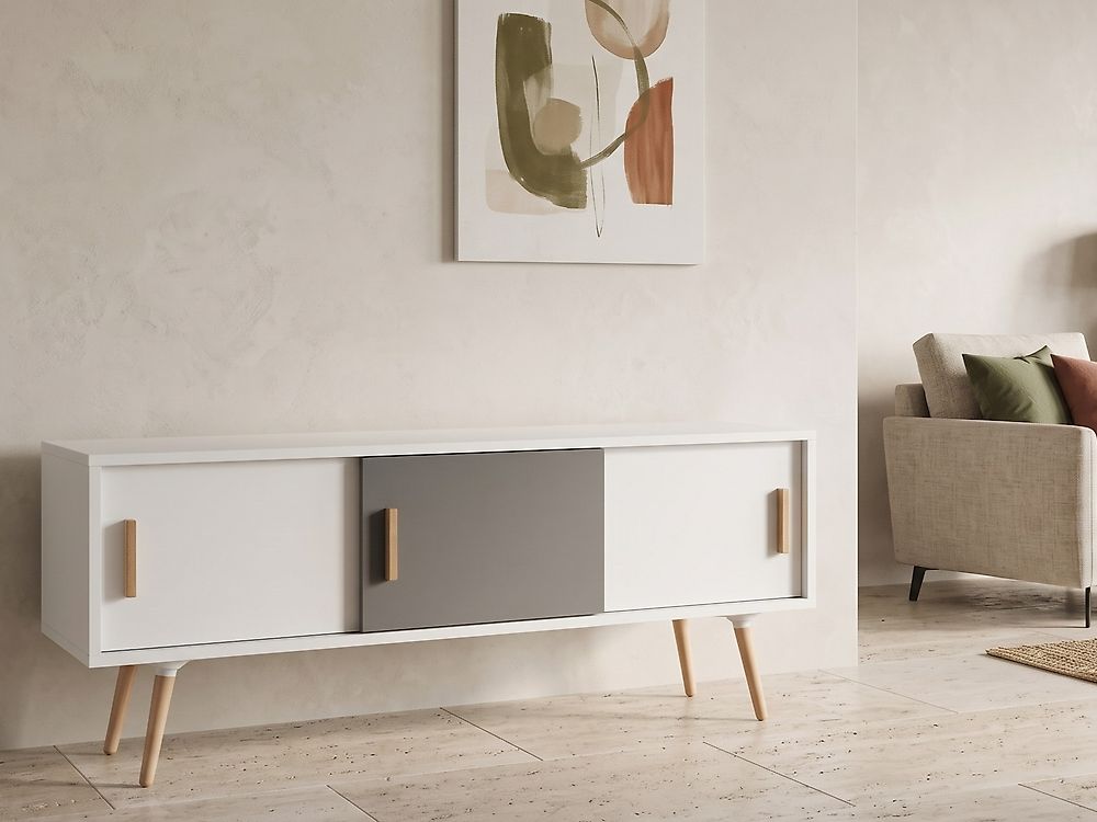 TV-meubel INDIANA Wit