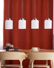 Pendant Lamp CAUDELO Metal Black/ White_883196