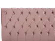 Bed Velvet AVALLON 160 x 200 cm (EU King Size) Pink_694440