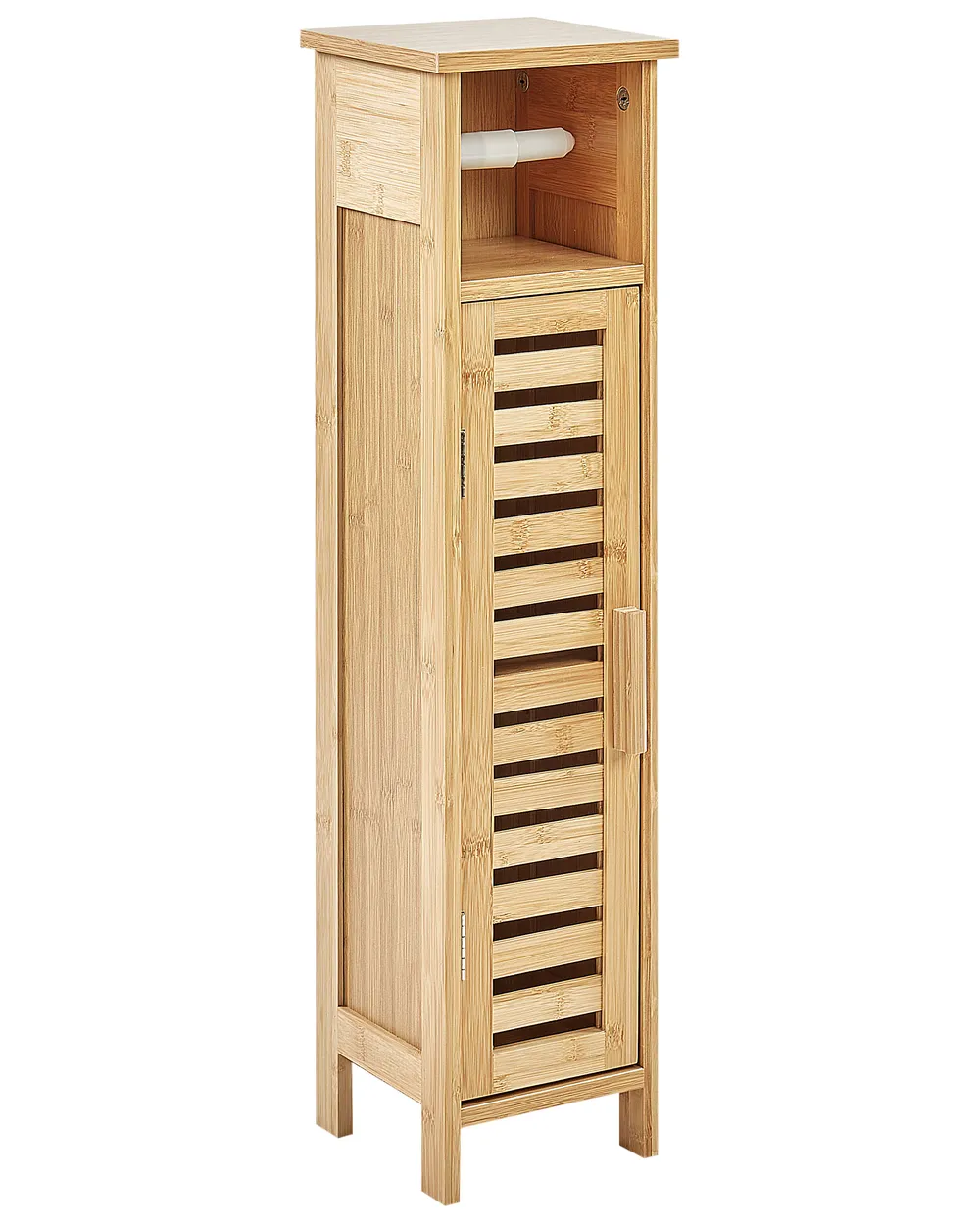 Toilet Paper Cabinet OLATHE Bamboo Wood Light Brown