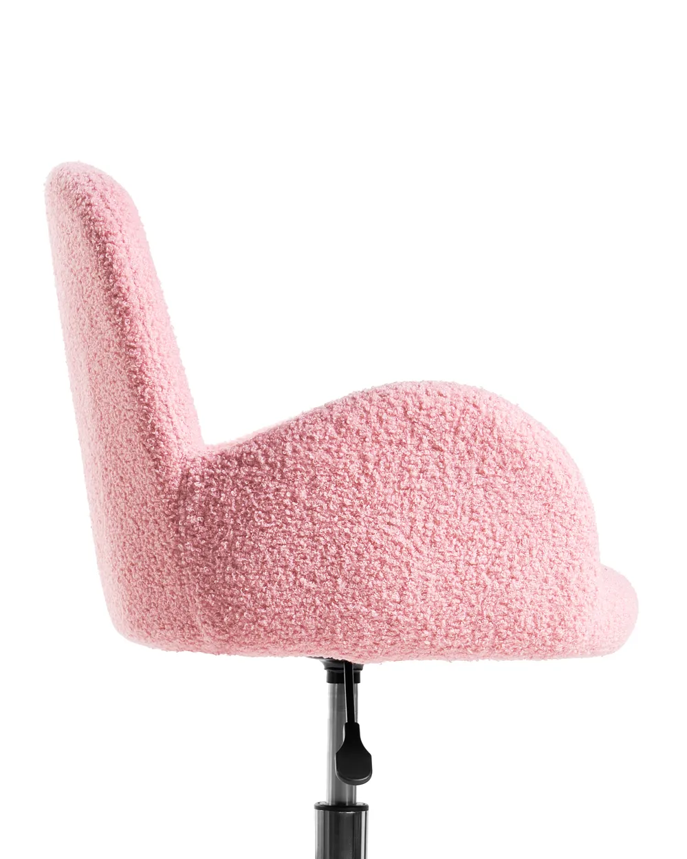 Schreibtischstuhl PRIDDY Bouclé Rosa_1101255