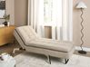 Chaiselongue LOIRET Stoff Beige