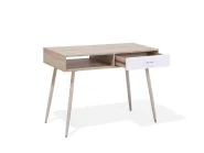 Schreibtisch DEORA 100 cm 48 cm mit Schubladen Hellbraun_710887