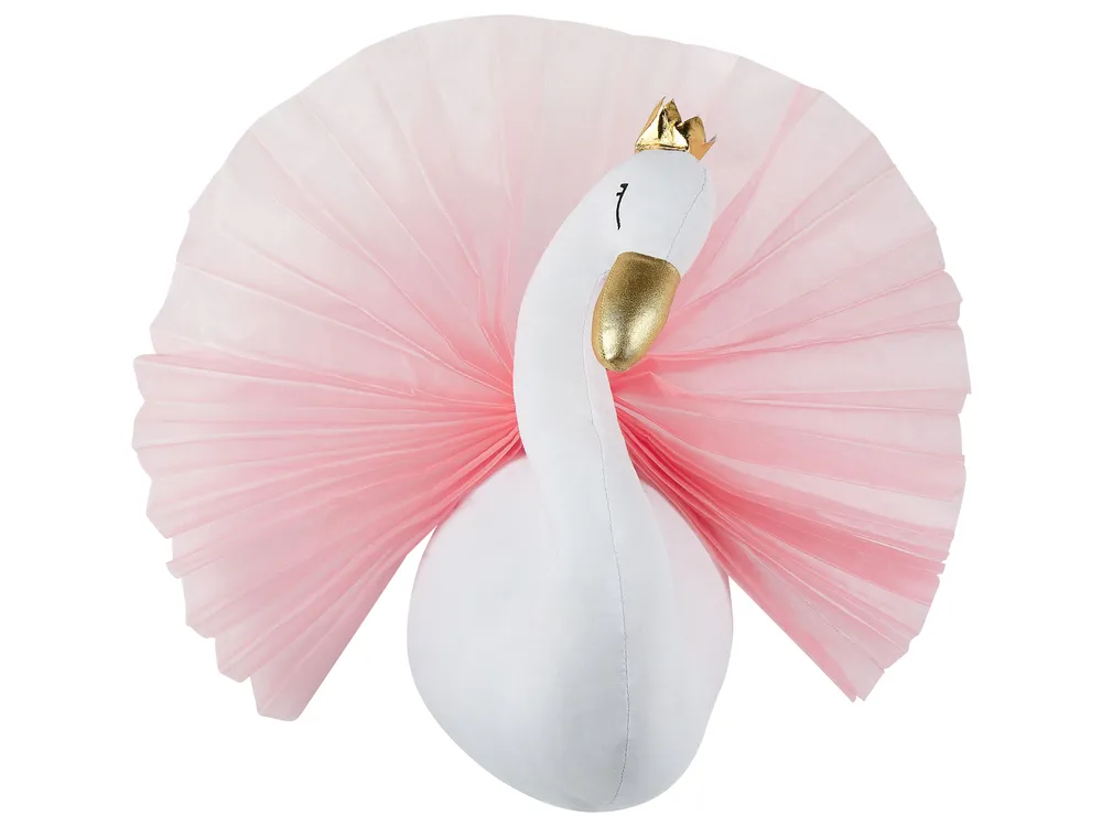 Wanddecoratie voor kinderen Zwaan ODETTA 32 cm Katoen Wit