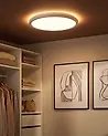 LED Deckenlampe VELORA mit Fernbedienung mit Dimmer Weiß