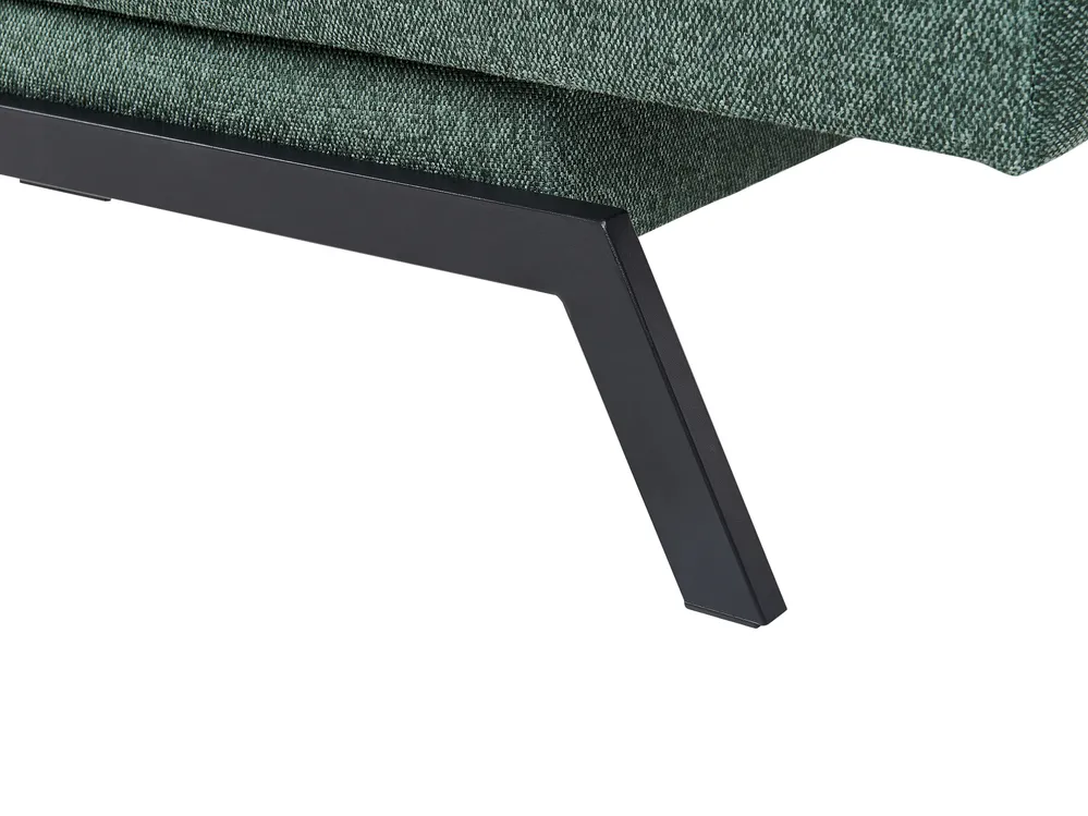 Schlafsofa 3-Sitzer LEEDS Stoff Grün_923322