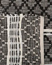 Teppich FEHIMLI Schwarz 80 x 150 cm Echtleder_757893