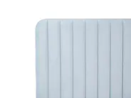 Bett mit Lattenrost Samtstoff LUNAN 160 x 200 cm Hellblau_993685