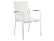 Garden Dining Set 4 Seater MALETTO/BUSSETO Metal White_923130