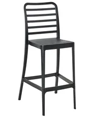 Set mit 4 Barstühlen SECEDA 2 in 1 Kunststoff Schwarz_988149