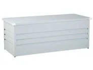 Aufbewahrungsbox CEBROSA 165 cm 70 cm Metall Hellgrau_768871