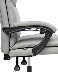 Executive Chair SERENE Faux Leather Light Grey_1161508