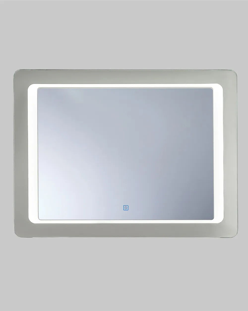 LED-Badezimmer-Spiegel WASSY 80 cm 60 cm Silber_780788