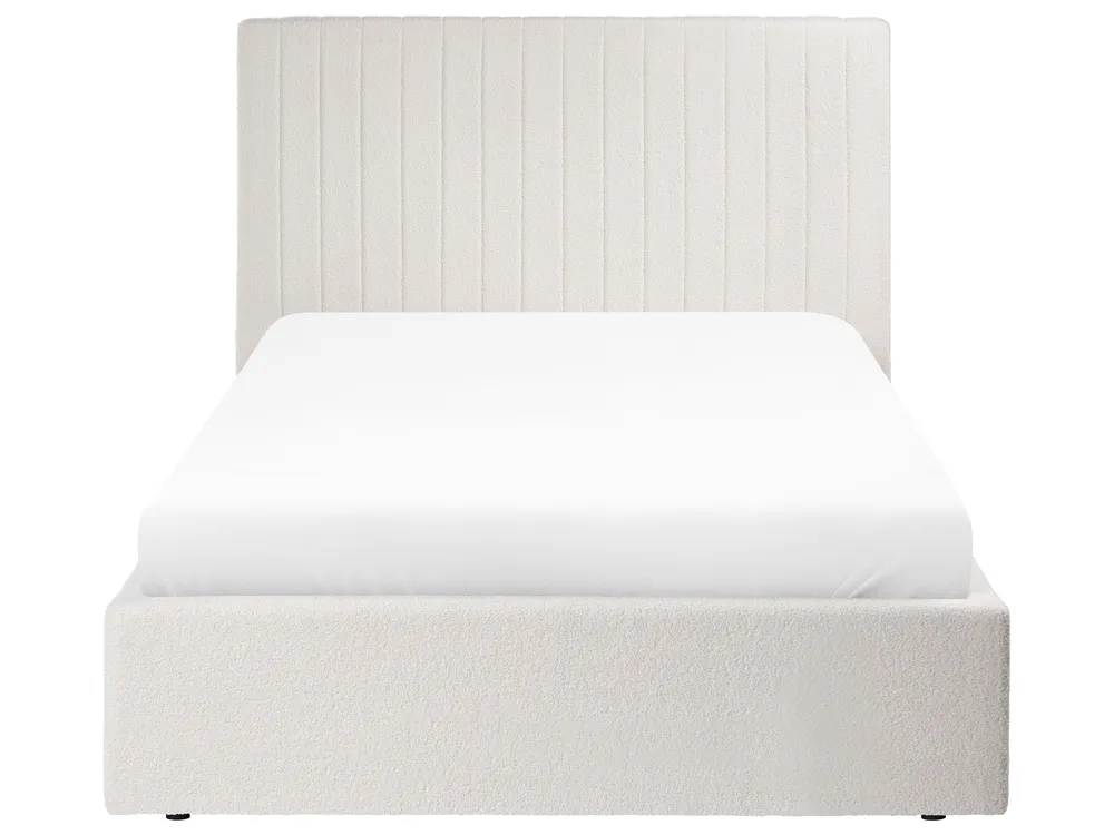 Ottoman Bed VION Boucle Off-White 120 x 200 cm (EU Small Double)_1062887