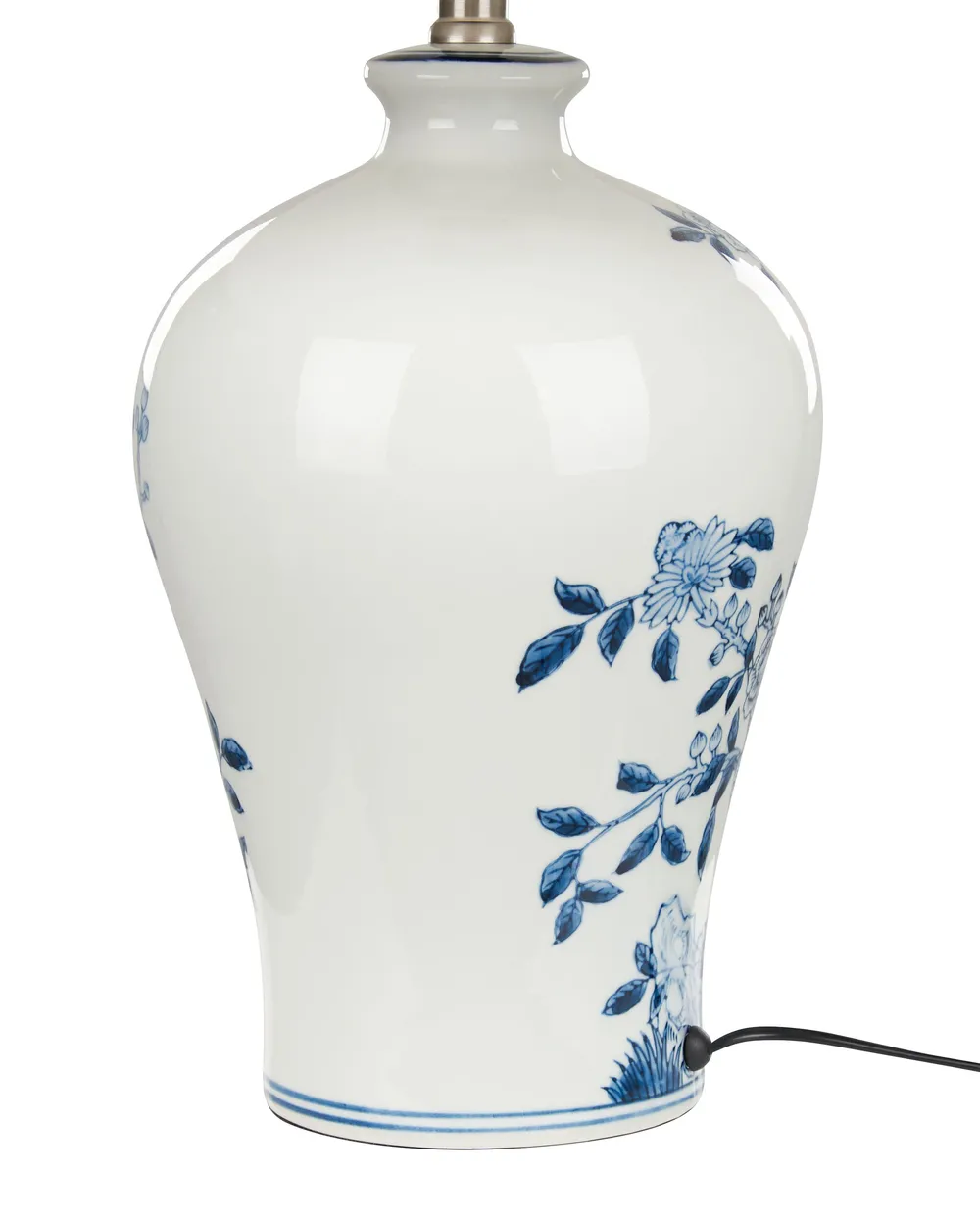 Tischlampe MAGROS Porzellan Weiß / Blau_882981