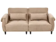 Sofa 3-Sitzer WETLAN Stoff Hellbraun_1011962