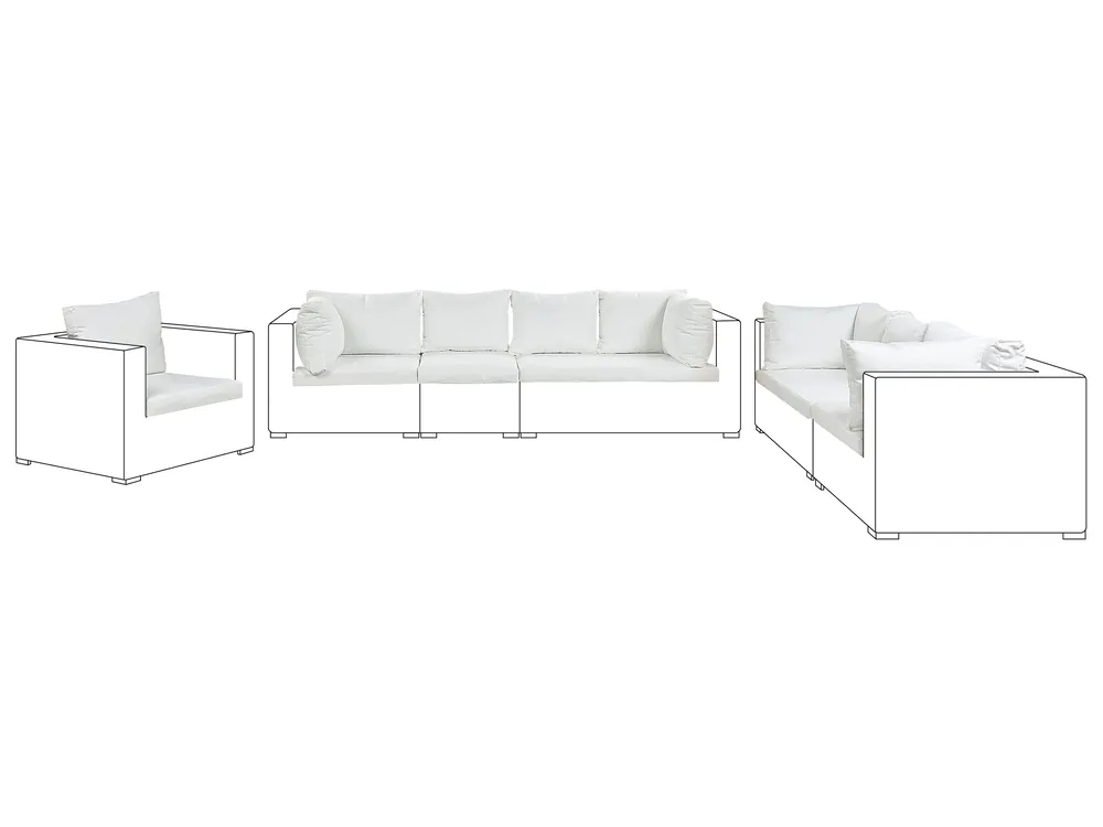 Outdoor Kissenbezug Set MAESTRO II Cremeweiß