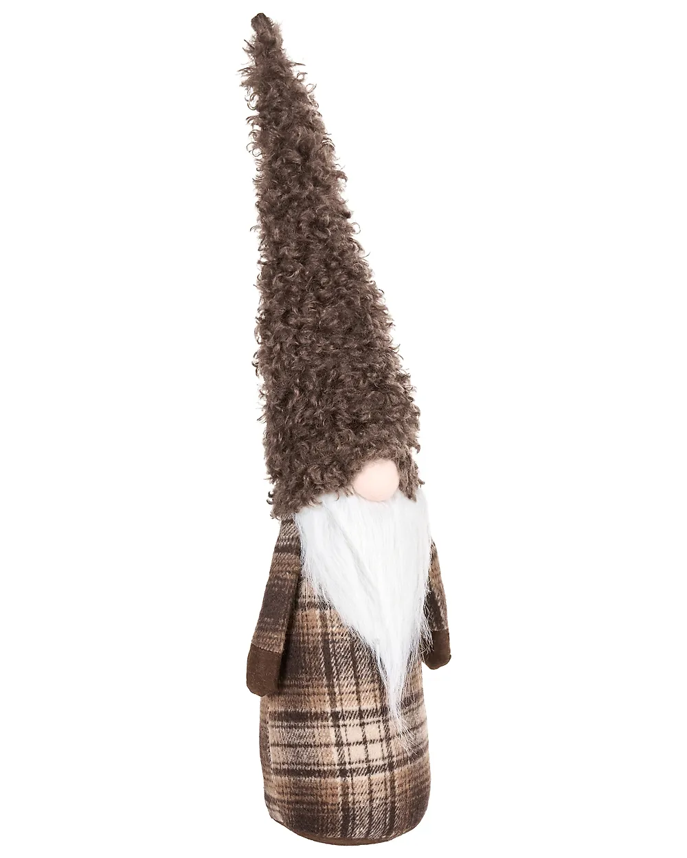 Weihnachtsdekoration 3er Set NAKKILA 51/55/66 cm Zwerg Braun_1174253