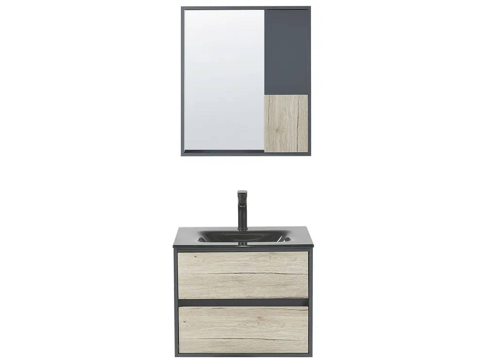 Bathroom Vanity Set TERUEL Grey_820980
