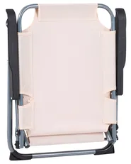 Gartenstuhl 4er Set GALATSI klappbar Metall Beige_1030566