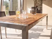 Garden Dining Set 8 Seater GROSSETO Eucalyptus Wood Brown/ Grey_778039